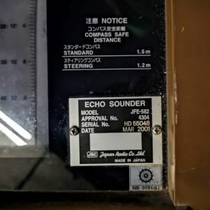 JRC ECHO SOUNDER MODEL: JFE 582