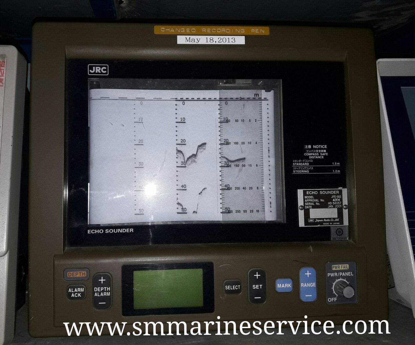 JRC ECHO SOUNDER JFE 582